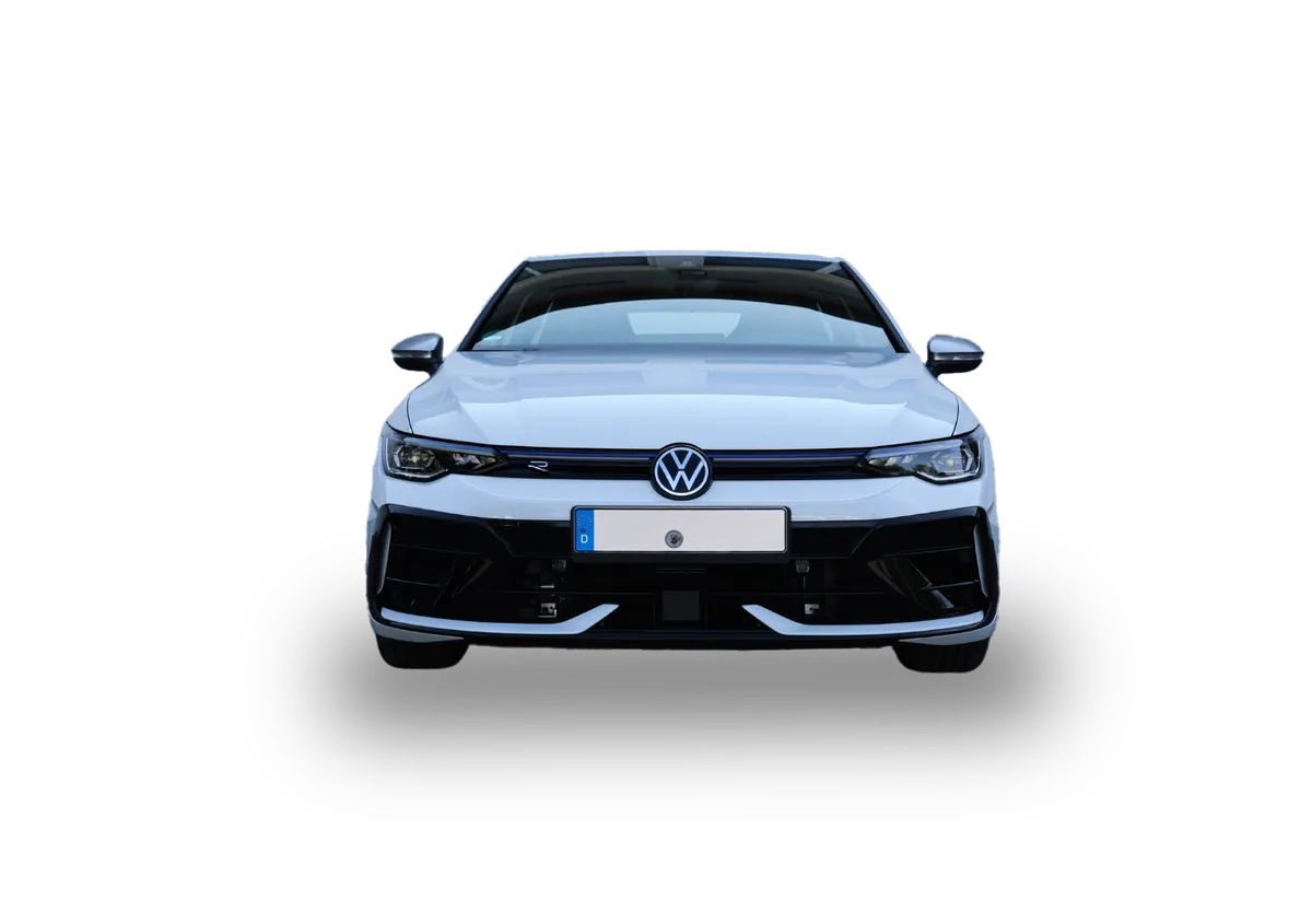 Frontansicht des Fahrzeugs