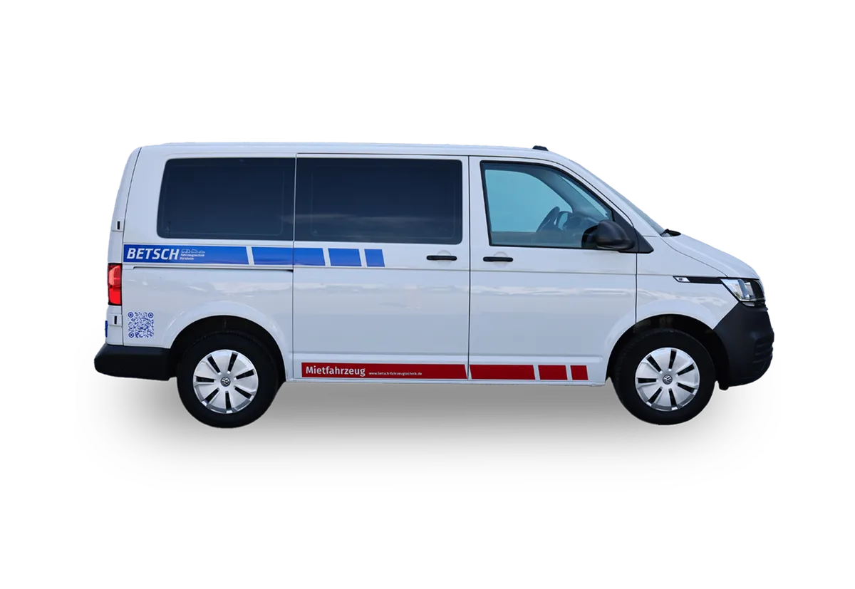 Seitenansicht des Fahrzeugs